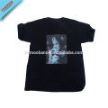 Custom T Shirt Printing Sublimation Black Man'S